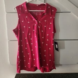 Large Gloria Vanderbilt  fascia pink